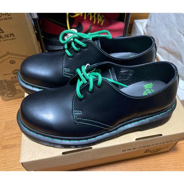 Dr.Martens 3hole ドクターマーチン3ホール 黒/緑 1