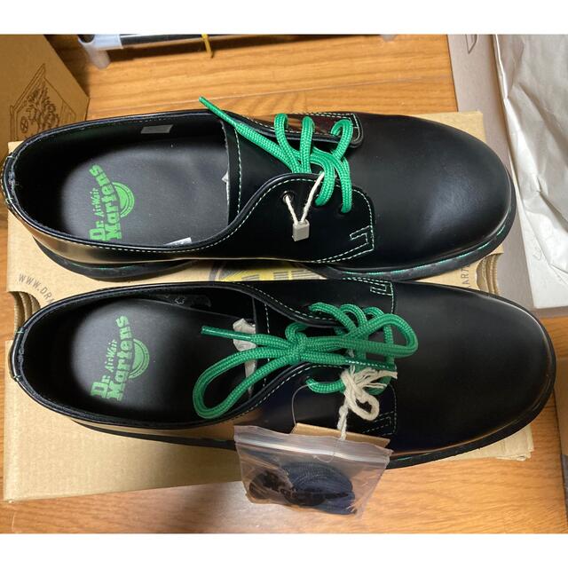 Dr.Martens 3hole ドクターマーチン3ホール 黒/緑 2