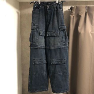 バレンシアガ(Balenciaga)のbalenciaga マルチポッケカーゴデニム(ワークパンツ/カーゴパンツ)