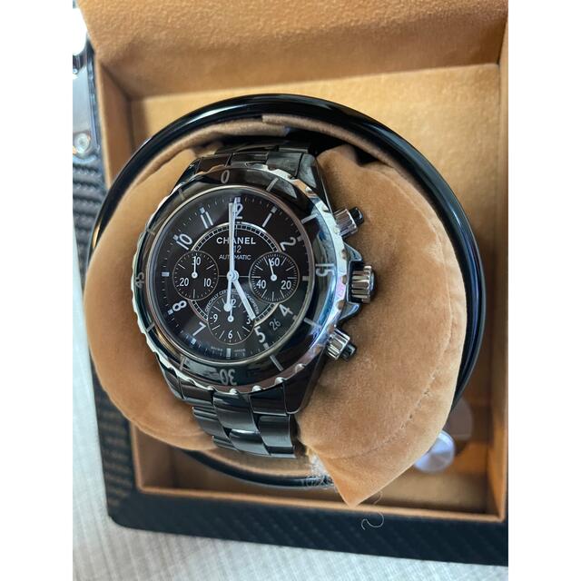 CHANEL(シャネル)の香様専用　　J12, クロノグラフ 41MM 品番 H0940 メンズの時計(腕時計(アナログ))の商品写真
