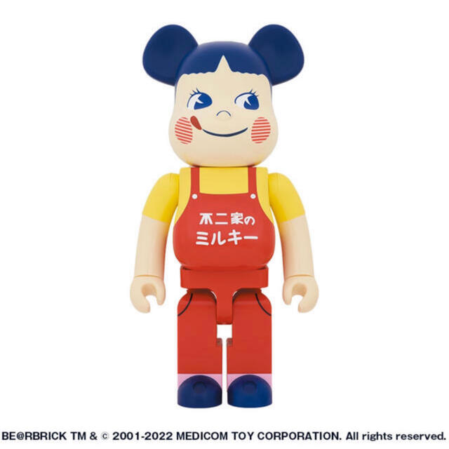 ハンドメイドベアブリック  BE＠RBRICK ホーロー看板 ペコちゃん 1000％