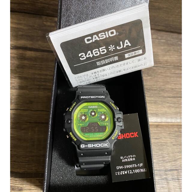 G-SHOCK(ジーショック)の未使用品 G-SHOCK DW-5900TS CASIO カシオ グリーン 緑 メンズの時計(腕時計(デジタル))の商品写真