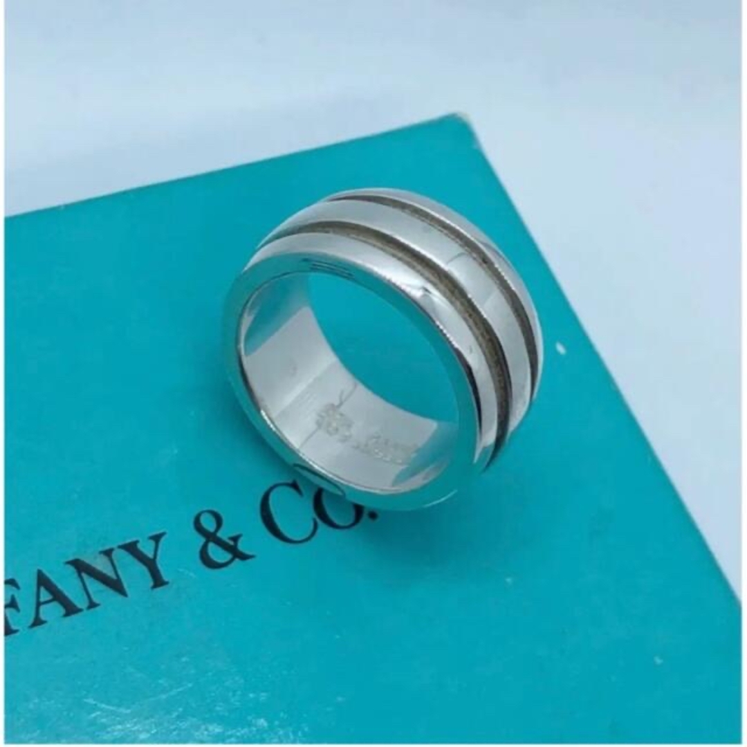 Tiffany & Co. - 極美品 Tiffany ティファニーグルーブドリング Tiffany & Co. - 極美品 Tiffany ティファニーグルーブドリング