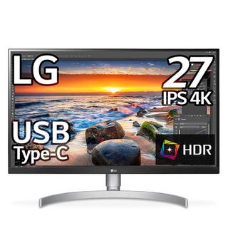 LG Electronics - LG 27インチ HDR対応4K IPSパネル 27UK850-W USB-C