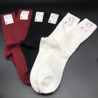 ユニクロ(UNIQLO)の即決 UNIQLO ユニクロ 50色ソックス 靴下 6足 25-27cm(ソックス)