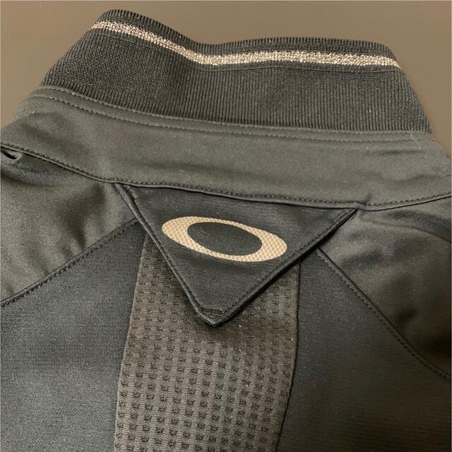 Oakley(オークリー)のOAKLEY オークリー　ゴルフウェア　ポロシャツ　黒　Lサイズ スポーツ/アウトドアのゴルフ(ウエア)の商品写真