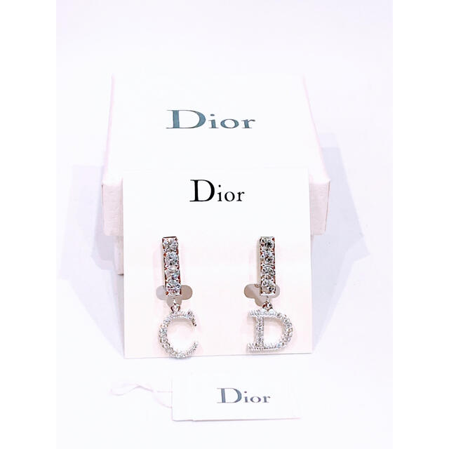 アクセサリー【未使用 Christian Dior】イヤリング ラインストーン