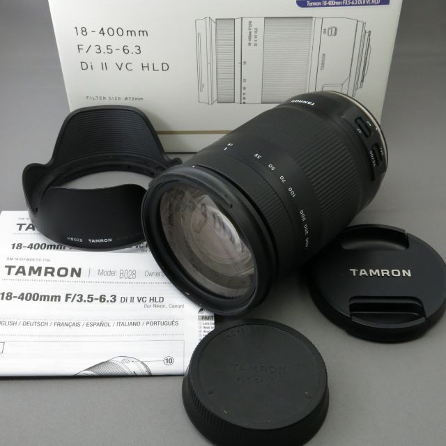 TAMRON 高倍率ズームレンズ 18-400mm F3.5-6.3 DiII VC HLD キヤノン用 APS-C専用 B028E