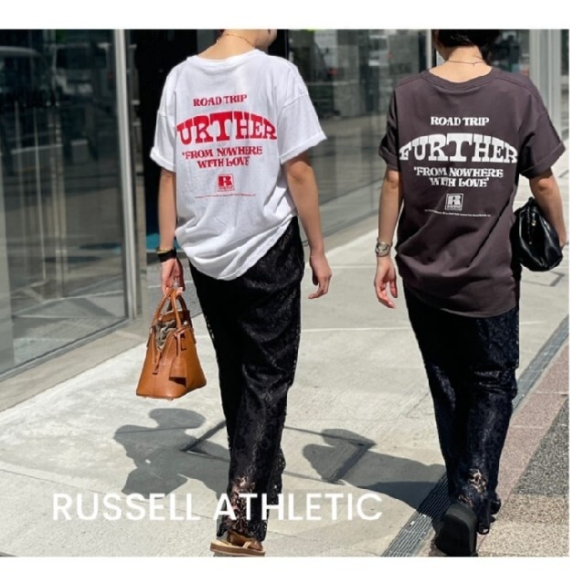 L'Appartement DEUXIEME CLASSE(アパルトモンドゥーズィエムクラス)のAP STUDIO　FURTHER print Tシャツ レディースのトップス(Tシャツ(半袖/袖なし))の商品写真