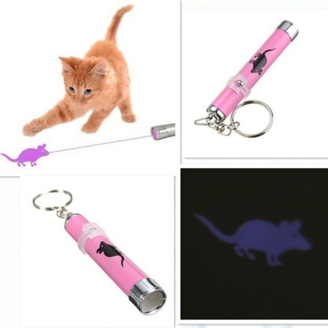 猫用 LED ポインター おもちゃ マウス/フィッシュ 食い付き抜群！ その他のペット用品(猫)の商品写真