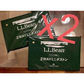 エルエルビーン(L.L.Bean)のLEE付録 LLBean 2WAYミニボストンバッグ  2個セット　オソロ(ボストンバッグ)