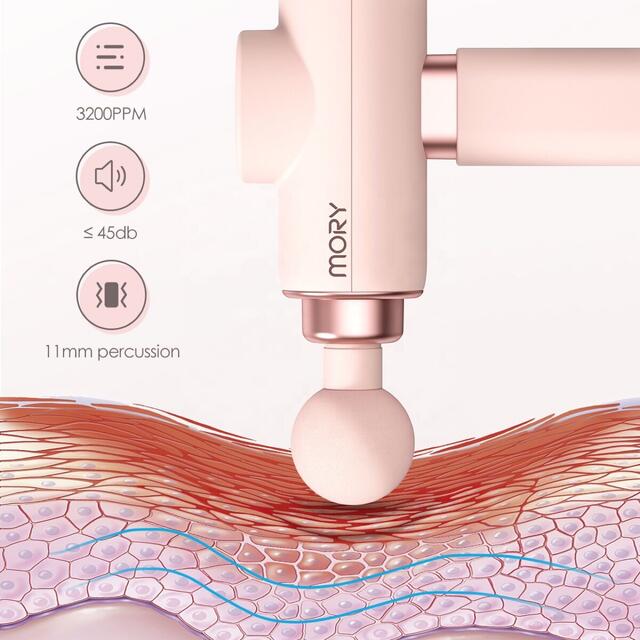 MORY ミニ 筋膜リリースマッサージガン 4