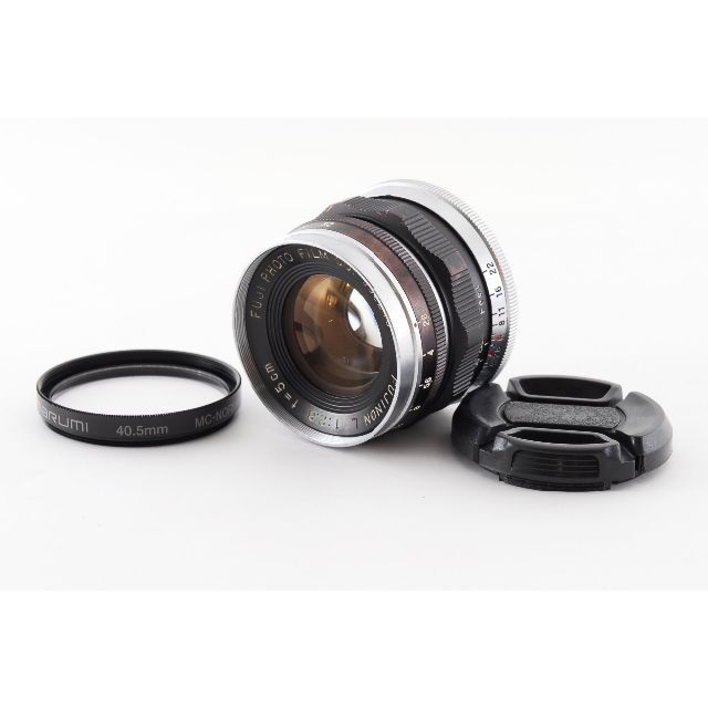 ファッション Fuji フジ Leica f/2.8 50mm 5cm L Fujinon レンズ(単焦点)