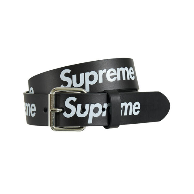 Supreme(シュプリーム)のSupreme シュプリーム Repeat Leather Belt 黒　S/M メンズのファッション小物(ベルト)の商品写真