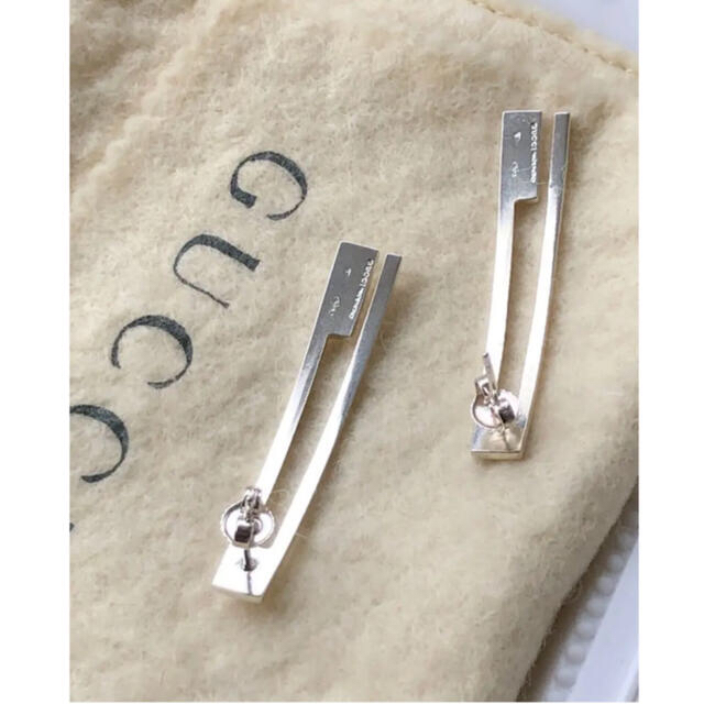 値下げ中!美品☆GUCCIグッチピアス Gロゴ ロング 希少品 Vintage