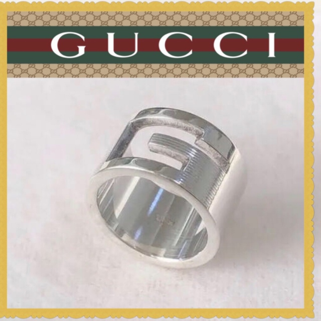 Gucci - グッチ リング 指輪 極美品 新品仕上げ 9号 Gワイド SV925の