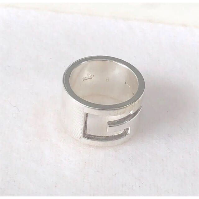 大好評です ✨美品✨GUCCI グッチ Gリング ワイド 指輪 シルバー 925