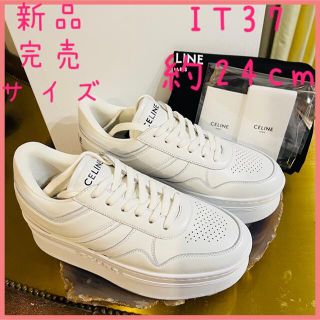 CELINE セリーヌ　BLOCK ウエッジ スニーカー◇36CELINE