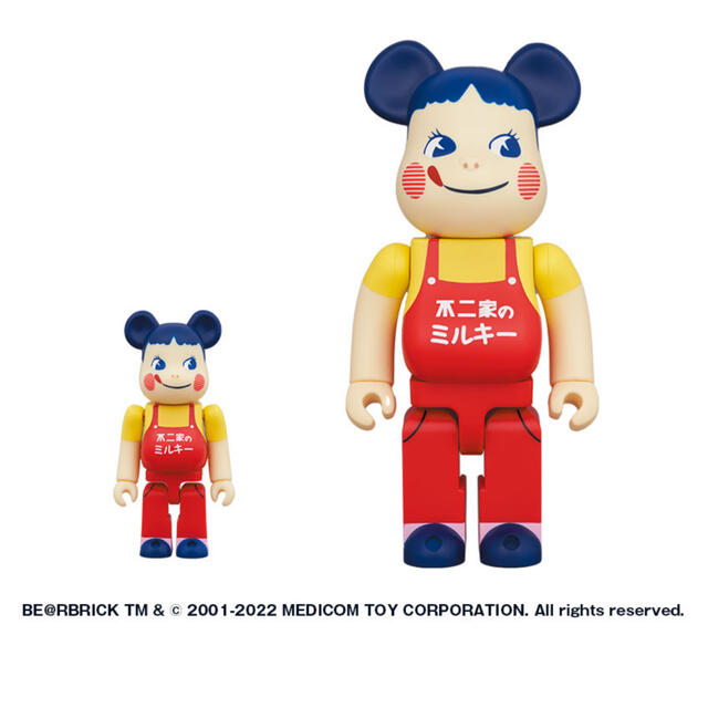 BE＠RBRICK ホーロー看板 ペコちゃん 100％ & 400％