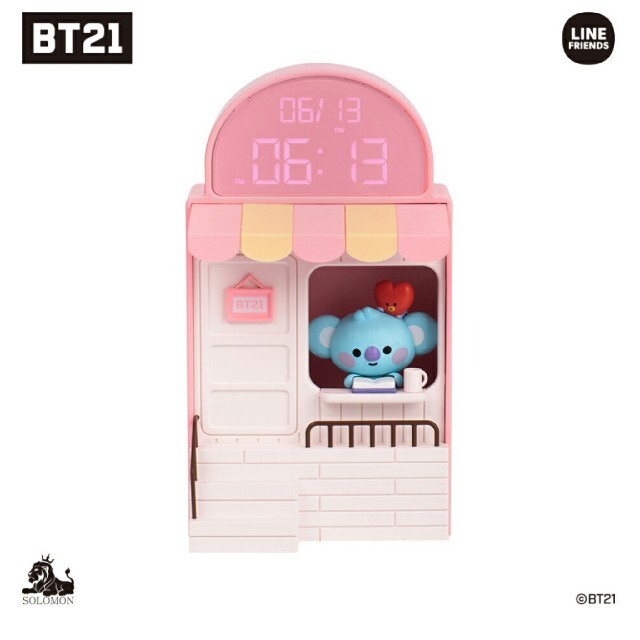 BT21 カフェ型時計 KOYA RM 置時計 LEDランプ 公式 BTS