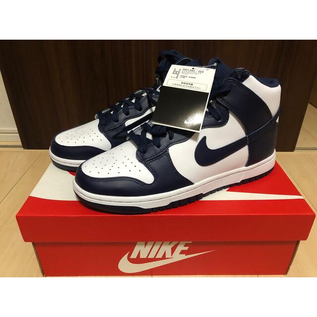 NIKE(ナイキ)のNIKE DUNK HIGH "CHAMPIONSHIP NAVY" メンズの靴/シューズ(スニーカー)の商品写真