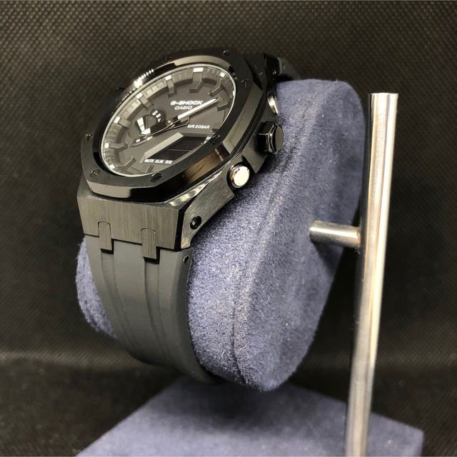 G-SHOCK(ジーショック)のGA-2100本体付き ラバーベルトセット カシオーク カスタム Gショック メンズの時計(腕時計(アナログ))の商品写真