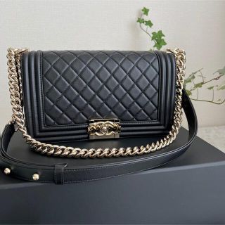 シャネル(CHANEL)の超レア　CHANEL ボーイシャネル　シャンパンゴールド(ショルダーバッグ)