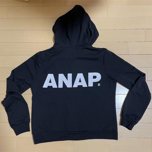 ANAP(アナップ)のANAP パーカー ブラック レディース FREE キッズ ダンス アナップ レディースのトップス(パーカー)の商品写真