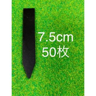 園芸　ラベル　黒　ブラック　7.5㎝　50枚(その他)