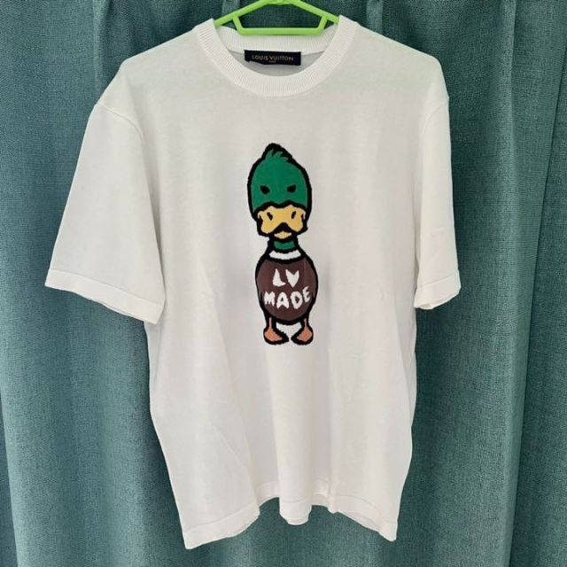 スマホにも ルイヴィトン 3Dエフェクト パッカブル Tシャツ ヴァージル