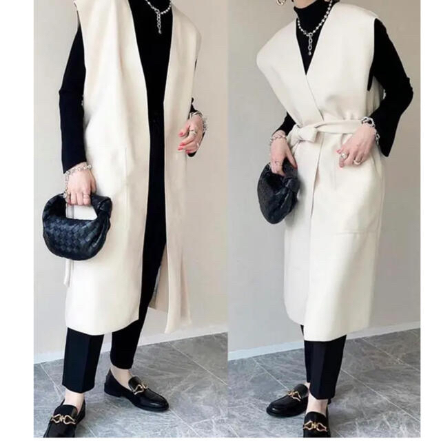 ZARA - ZARA ベルト付き オーバーサイズ ベスト M エクリュ ZARA - ZARA ベルト付き オーバーサイズ ベスト M エクリュ