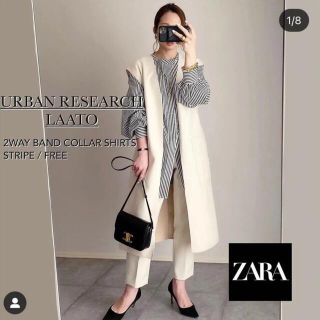 ZARA - ZARA ベルト付き オーバーサイズ ベスト M エクリュ ベルテッド ...