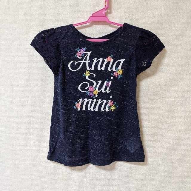 ANNA SUI mini(アナスイミニ)のANNA SUI mini透けるTシャツ　120 キッズ/ベビー/マタニティのキッズ服女の子用(90cm~)(Tシャツ/カットソー)の商品写真