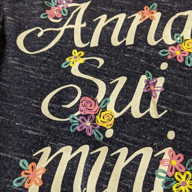 ANNA SUI mini(アナスイミニ)のANNA SUI mini透けるTシャツ　120 キッズ/ベビー/マタニティのキッズ服女の子用(90cm~)(Tシャツ/カットソー)の商品写真