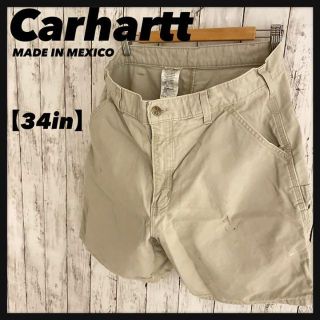 カーハート(carhartt)のCarhartt⭐️カーハート ハーフパンツ ペインター 34インチ USA古着(ショートパンツ)