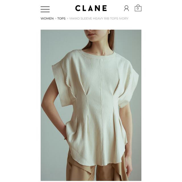 CLANE YAKKO SLEEVE HEAVY RIBTOPS