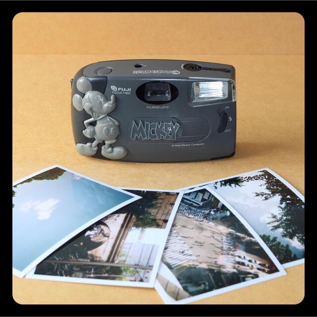 富士フイルム(フジフイルム)のFUJIFILM Hi! Mickey Mouse スマホ/家電/カメラのカメラ(フィルムカメラ)の商品写真