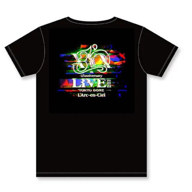 L'Arc～en～Ciel(ラルクアンシエル)のL'Arc~en~Ciel ライブTシャツ 黒 エンタメ/ホビーのタレントグッズ(ミュージシャン)の商品写真