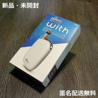 プルームテック(PloomTECH)の新品 匿名配送無料 プルームテックプラス ウィズ スターターキット 白 ホワイト(タバコグッズ)