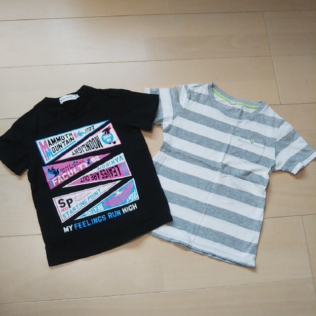 THE SHOP TK(ザショップティーケー)のタケオキクチ◆110 半袖Tシャツ  黒 男の子 キッズ/ベビー/マタニティのキッズ服男の子用(90cm~)(Tシャツ/カットソー)の商品写真