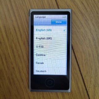 アイポッド(iPod)のiPod nano 第7世代 16GB グレー(ポータブルプレーヤー)