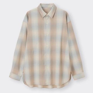 ジーユー(GU)のGU スリットロングシャツ　XL(シャツ)