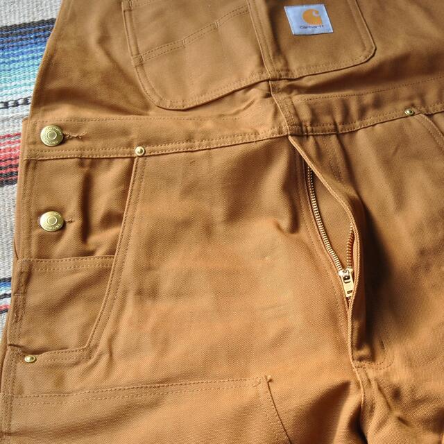 USカーハートCARHARTT#R01ブラウンダックオーバーオール【36x32】 6