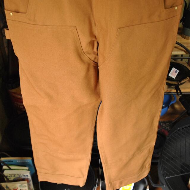 USカーハートCARHARTT#R01ブラウンダックオーバーオール【36x32】 7