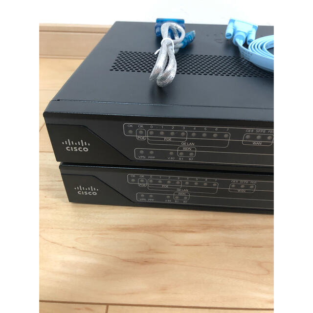 PC周辺機器【CCNA、CCNP】2台Cisco891FJ