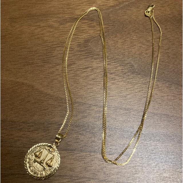 18ss supreme gold justice pendant ネックレス