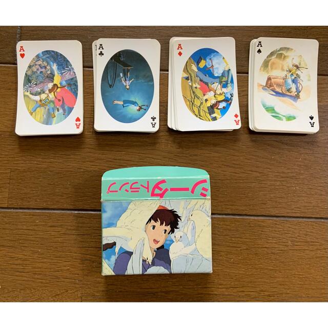 ジブリ(ジブリ)の天空の白ラピュタ　トランプ エンタメ/ホビーのテーブルゲーム/ホビー(トランプ/UNO)の商品写真