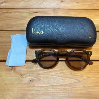 アヤメ(Ayame)のlesca lunetier pica cognac(サングラス/メガネ)