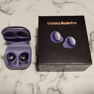 サムスン(SAMSUNG)のGalaxy Buds Pro ファントムバイオレット【美品】(ヘッドフォン/イヤフォン)