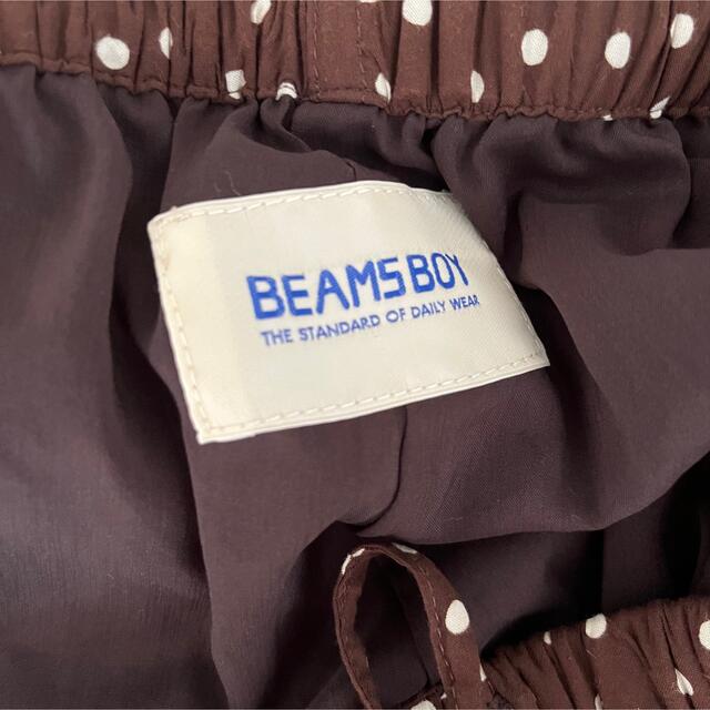 BEAMS BOY(ビームスボーイ)の【美品】BEAMS BOY ドット ワイドパンツ ゆったり レディースのパンツ(カジュアルパンツ)の商品写真